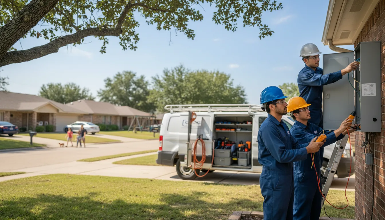 Certified electrician providing emergency electrical services in Avoca, IN